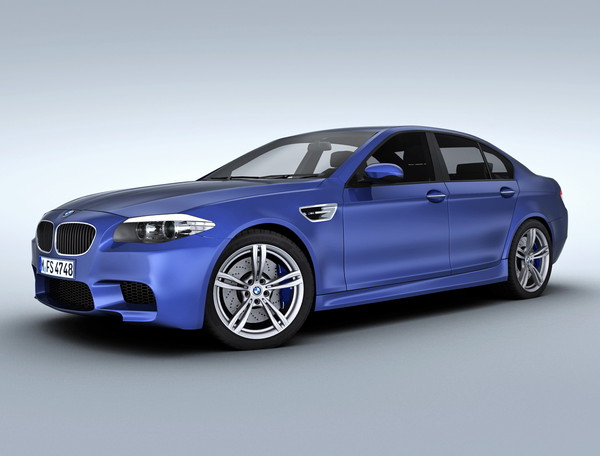 bmw car 3d max - BMW M5 F10 by Swan3DStudios